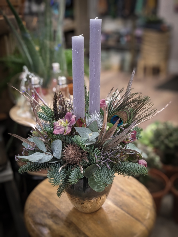 Northern Lights Candle Arrangement