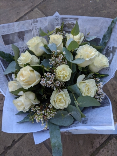 White Rose Bouquet